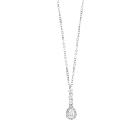 Collana Salvini Donna Gocce s  in Oro bianco Diamante 0.22 Ct 20105388 - 20105388
